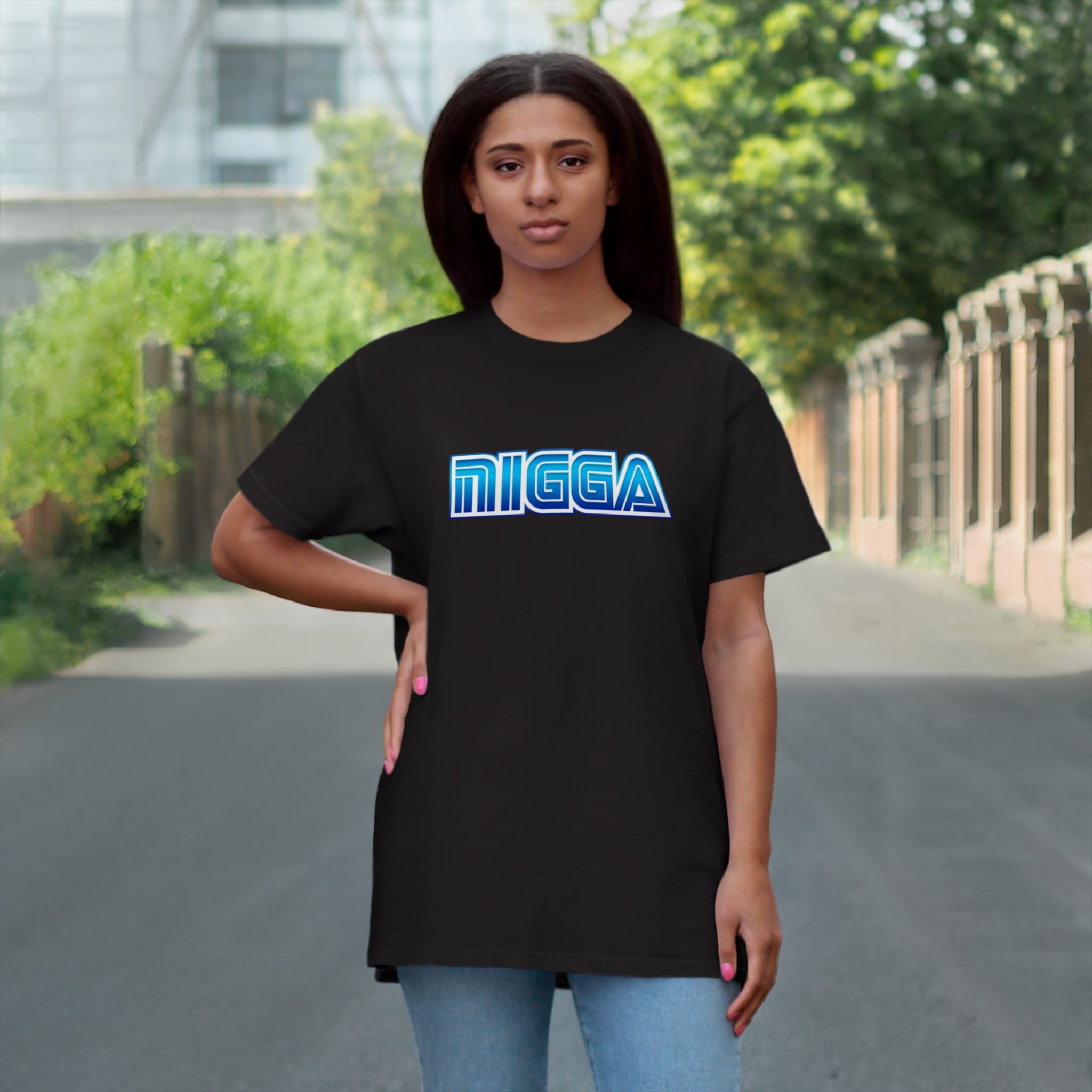 T-shirt Nigga Homme