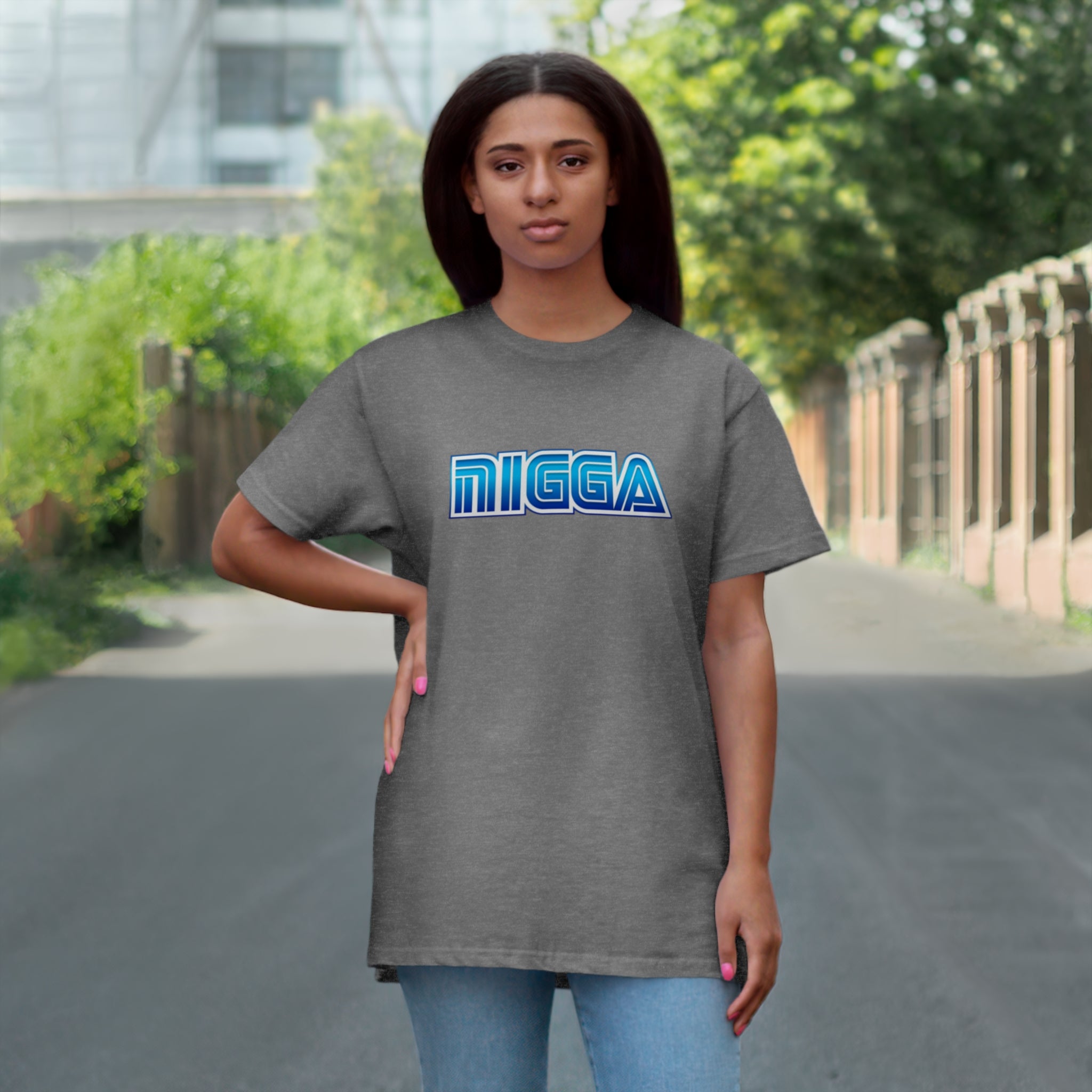 T-shirt Nigga Homme